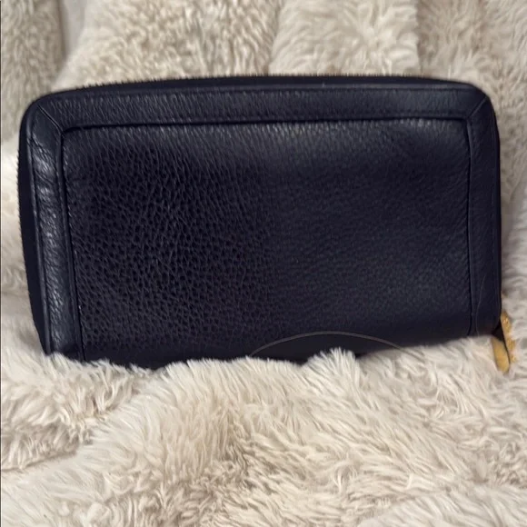 Tory Burch Black and Gold Wallet - Picture 2 of 4